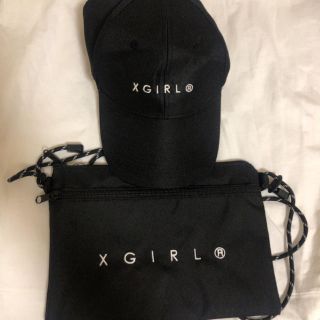 エックスガール(X-girl)のx-girl キャップ バッグ セット(キャップ)