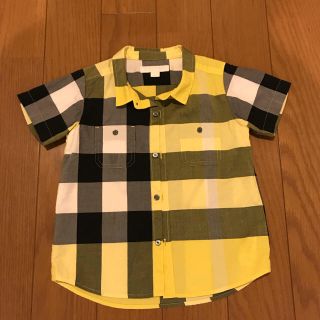 バーバリー(BURBERRY)のBURBERRY シャツ 男の子 ３Y 98センチ(ブラウス)