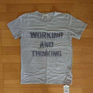 ファクトタム(FACTOTUM)の新品定価8400円 FACTOTUM サイズ44 Tシャツ グレー 抜群の着心地(Tシャツ/カットソー(半袖/袖なし))