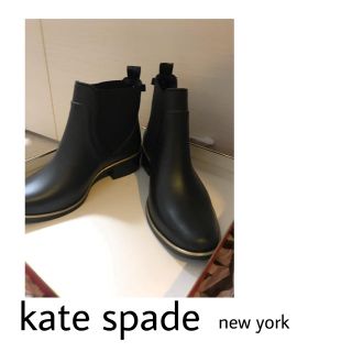 ケイトスペードニューヨーク(kate spade new york)の美品●○●サイドリブ レインブーツ●○●(レインブーツ/長靴)