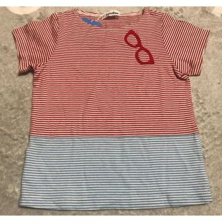 ファミリア(familiar)の★ファミリア★半袖Ｔシャツ★110★新品★familiar★ボーダー メガネ(Tシャツ/カットソー)