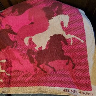 エルメス(Hermes)の再お値下げ　タグ付き　エルメス　大判タオル タオルケット ビーチタオル おくるみ(タオルケット)