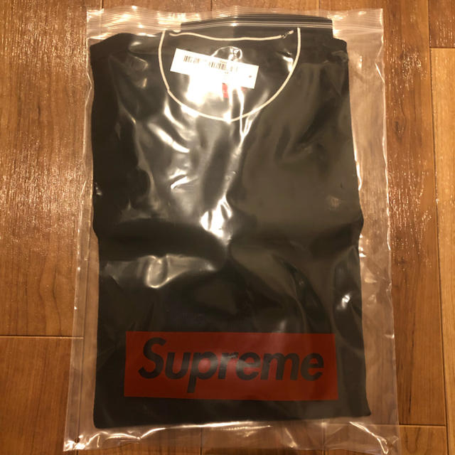 Supreme(シュプリーム)のSupreme stripe rib waflle black Lサイズ メンズのトップス(Tシャツ/カットソー(半袖/袖なし))の商品写真