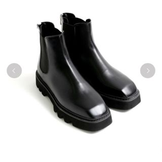 バレンシアガ(Balenciaga)のminsobi スクエアトゥサイドゴアブーツ(ブーツ)