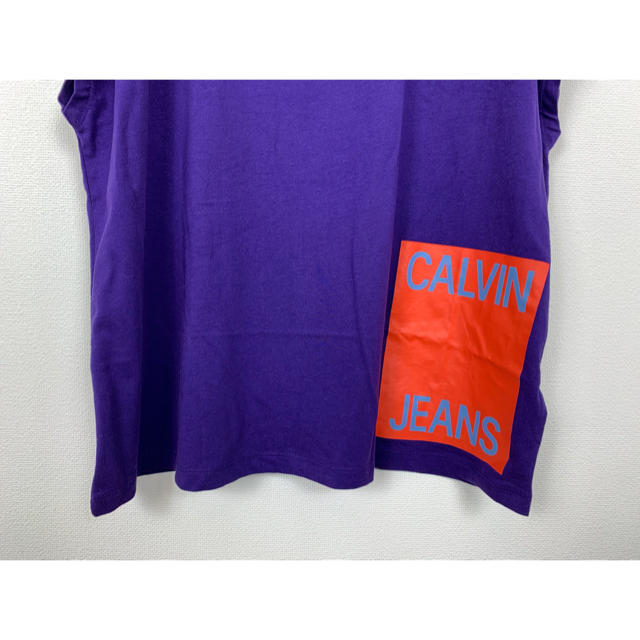 Calvin Klein(カルバンクライン)の未使用 カルバンクライン ジーンズ  Tシャツ カットソー M レディースのトップス(Tシャツ(半袖/袖なし))の商品写真