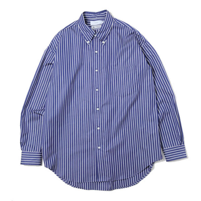 THOMAS MASON L/S B.D BOX SHIRT NAVY ST