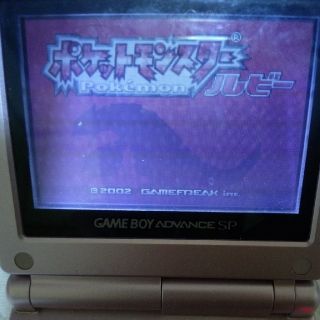 ゲームボーイアドバンス(ゲームボーイアドバンス)のポケットモンスター　ルビー　ゲームボーイアドバンス　gba ソフト　カセット(携帯用ゲームソフト)