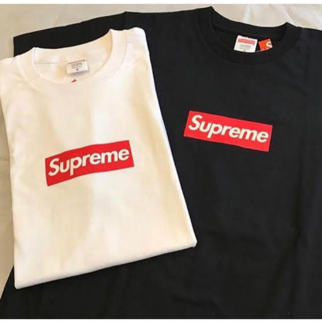 supreme box logo tee 黒 メンズのトップス(Tシャツ/カットソー(半袖/袖なし))の商品写真