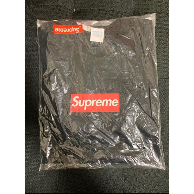 supreme box logo tee 黒 メンズのトップス(Tシャツ/カットソー(半袖/袖なし))の商品写真