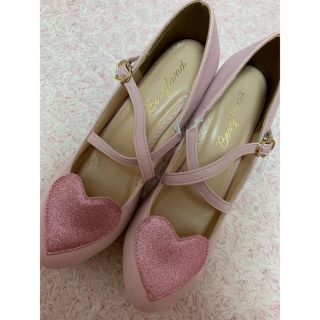 ゆめかわ♡グリッターハートパンプス♡ピンク♡ロリィタ(ハイヒール/パンプス)