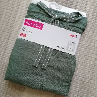 ユニクロ(UNIQLO)のユニクロ リラコ L グリーン(ルームウェア)