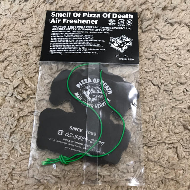 pizza of death  エアーフレッシュナー WANIMA エンタメ/ホビーのタレントグッズ(ミュージシャン)の商品写真