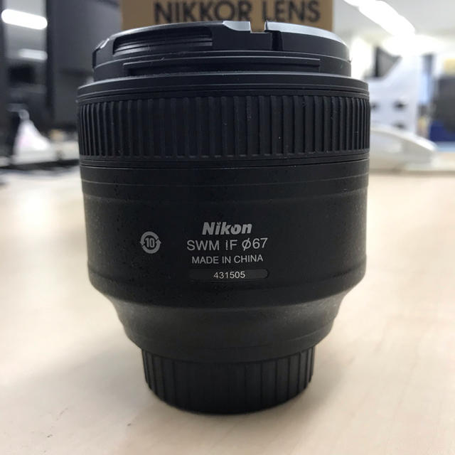 Nikon AF-S 85mmf1.8G 美品 - レンズ(単焦点)