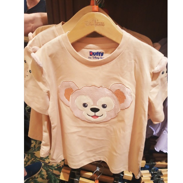 ダッフィー(ダッフィー)の香港ディズニーダッフィー子供用Tシャツ（XS） キッズ/ベビー/マタニティのキッズ服男の子用(90cm~)(Tシャツ/カットソー)の商品写真