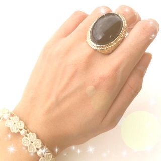 エイチアンドエム(H&M)の大きめストーンのリング♡(リング(指輪))