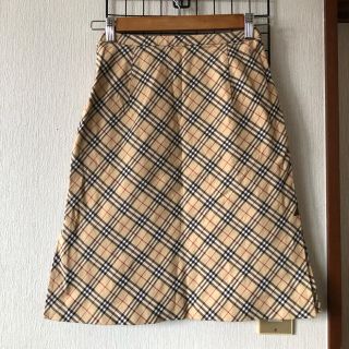 バーバリーブルーレーベル(BURBERRY BLUE LABEL)のバーバリーブルーレーベル スカート ノバチェック 36(ひざ丈スカート)