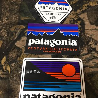 パタゴニア(patagonia)の新品未使用 パタゴニア 定番ステッカー 3枚セット(その他)