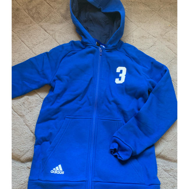 adidas(アディダス)のアディダス パーカー 150cm キッズ/ベビー/マタニティのキッズ服女の子用(90cm~)(ジャケット/上着)の商品写真