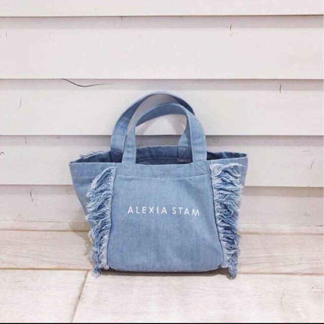 ✶Fringe Small Tote Bag Denim✶