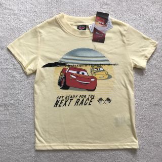 ディズニー(Disney)の新品 ディズニー  カーズ Tシャツ 半袖カットソー 110 キッズ 男の子 黄(Tシャツ/カットソー)