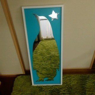 ペンギンさんの鏡✩購入時より半額✩(スタンドミラー)