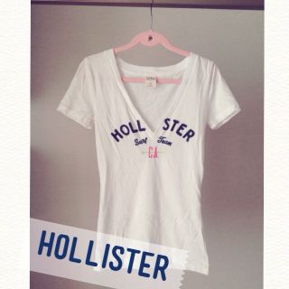 ホリスター(Hollister)のTシャツ/wh★送料込(Tシャツ(半袖/袖なし))