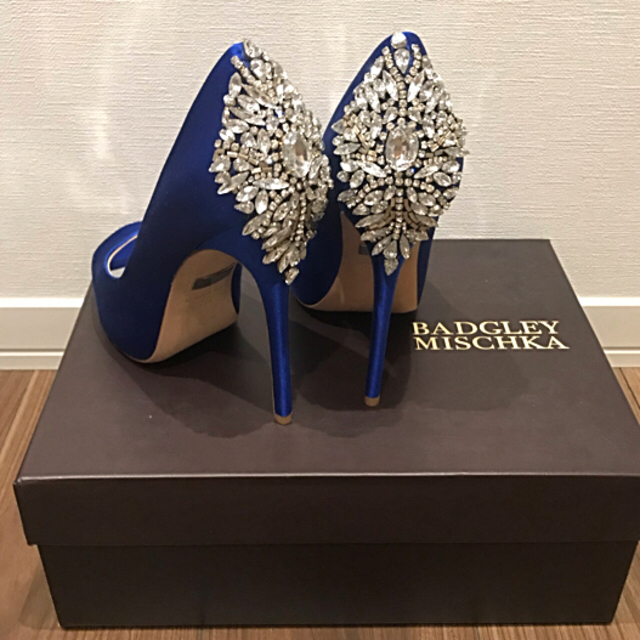 Vera Wang(ヴェラウォン)のバッジェリーミシュカ　Badgley Mischka ブライダルシューズ US7 レディースの靴/シューズ(ハイヒール/パンプス)の商品写真