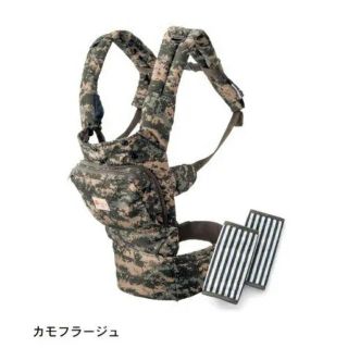 ベルメゾン(ベルメゾン)のお値下げ！新品 napnap 多機能 抱っこひも マミィラク カモフラージュ(抱っこひも/おんぶひも)