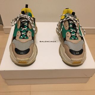 バレンシアガ(Balenciaga)の確実正規品バレンシアガ初期トリプルエスイタリア製triplesカリーイエロー(スニーカー)