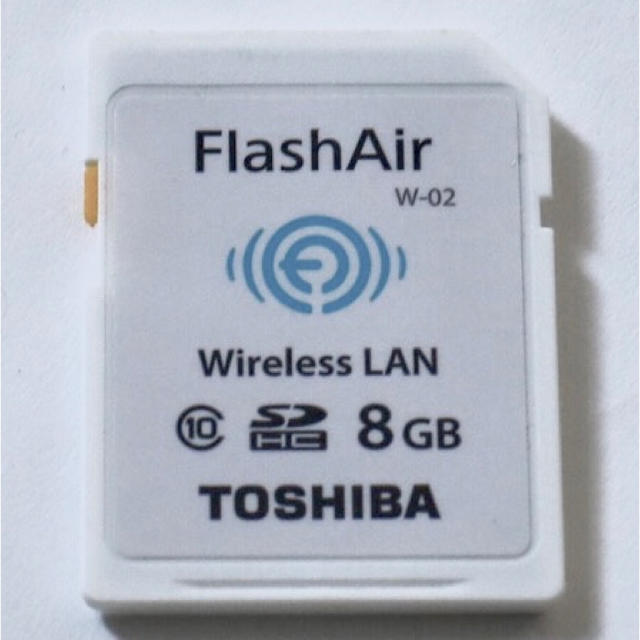 東芝(トウシバ)のWi-Fi SDカードTOSHIBA Flash Air 8GB スマホ/家電/カメラのカメラ(デジタル一眼)の商品写真