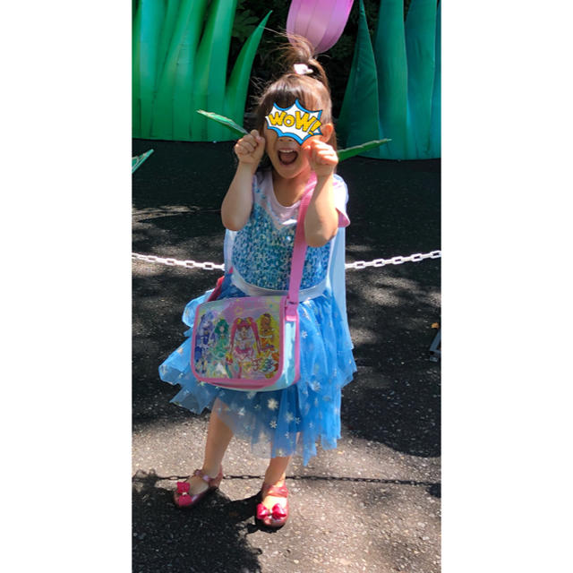 Disney(ディズニー)のアナと雪の女王 ドレス エルサ 110cm 100cm ワンピース キッズ/ベビー/マタニティのキッズ服女の子用(90cm~)(ワンピース)の商品写真
