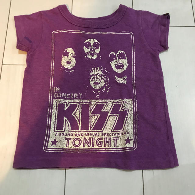 Groovy Colors(グルービーカラーズ)の専用 親子おそろい KISS Tシャツ キッズ/ベビー/マタニティのキッズ服男の子用(90cm~)(Tシャツ/カットソー)の商品写真