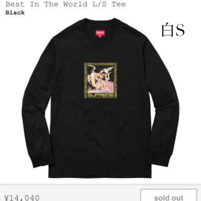 Supreme(シュプリーム)の【S】Best In The World L/S Tee / White メンズのトップス(Tシャツ/カットソー(七分/長袖))の商品写真