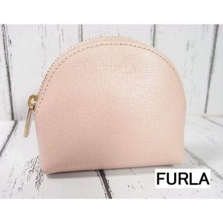 フルラ(Furla)の★本物未使用　フルラ　ミニポーチ　コインケースピンクベージュ系(コインケース)