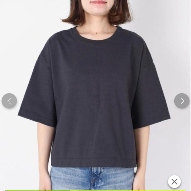 SHIPS for women(シップスフォーウィメン)のmakihide様専用！SHIPS BIG TEE ブラック レディースのトップス(Tシャツ(半袖/袖なし))の商品写真