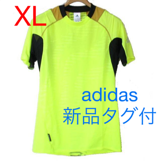 アディダス(adidas)の新品未使用◆(O)(XL)adidas黄色姿勢制御プラクティスTシャツ(Tシャツ/カットソー(半袖/袖なし))