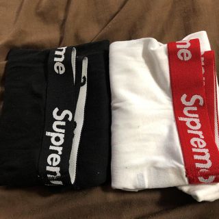 シュプリーム(Supreme)のSupreme Hanes ボクサーブリーフ 白黒セット(ボクサーパンツ)