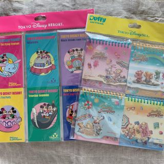 ディズニー(Disney)の新品★ ディズニー レトロ ダッフィー メモセット 2点セット(キャラクターグッズ)