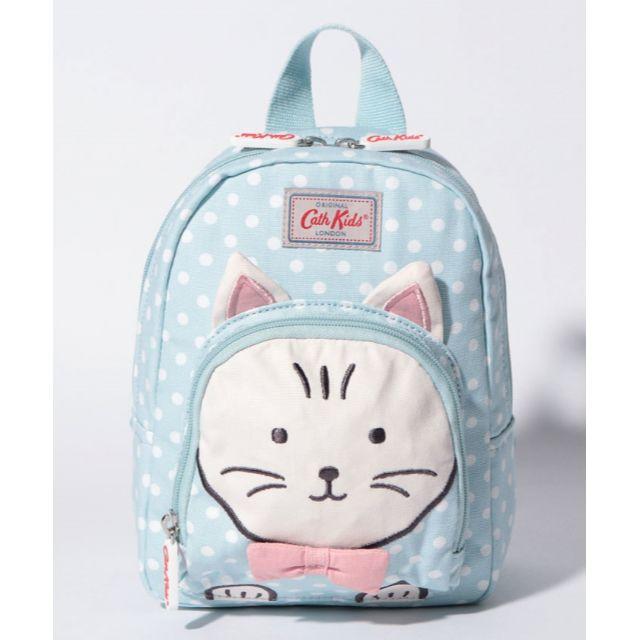 Cath Kidston(キャスキッドソン)の新品☆ キャスキッズ  猫ちゃん   ミニリュックサック  ネコ ねこ キッズ/ベビー/マタニティのこども用バッグ(リュックサック)の商品写真