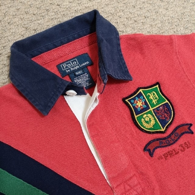 POLO RALPH LAUREN(ポロラルフローレン)のラルフローレン　ポロシャツ　4T 110センチ　美品 キッズ/ベビー/マタニティのキッズ服男の子用(90cm~)(Tシャツ/カットソー)の商品写真