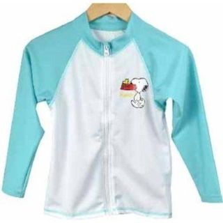  SNOOPY（スヌーピー）ラッシュガード 長袖フルZip　水着　UVカット率9(ジャケット/上着)