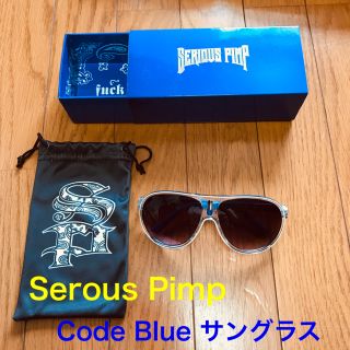 Serious pimp シリアスピンプ サングラス ペイズリー ブルーバンダナ