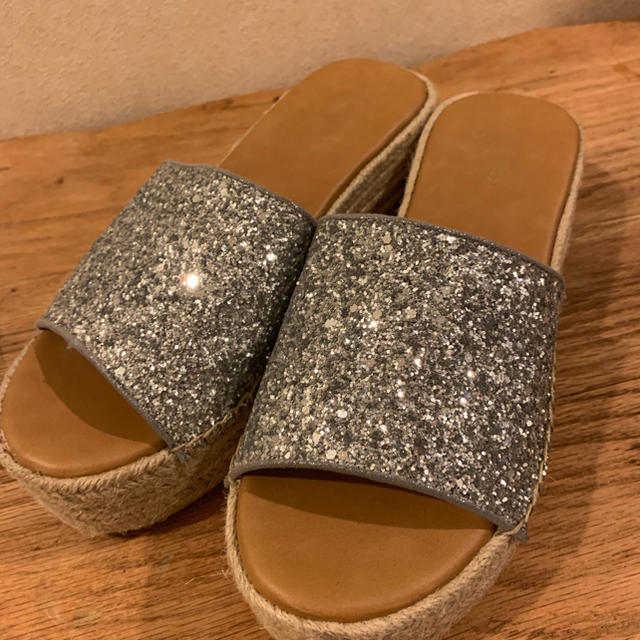 ANOTHER EDITION(アナザーエディション)のanether edition glitter sandal L size  レディースの靴/シューズ(サンダル)の商品写真