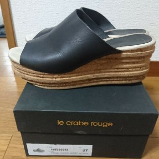 イエナ(IENA)のle crabe rouge サンダル 37(サンダル)