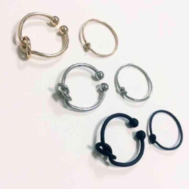 TODAYFUL(トゥデイフル)のメタル ねじれのリング R008 レディースのアクセサリー(リング(指輪))の商品写真