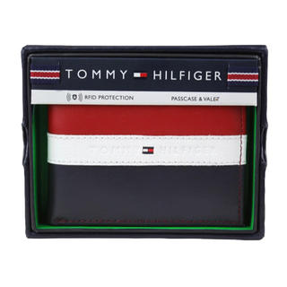 トミーヒルフィガー(TOMMY HILFIGER)のTommy Hilfiger トミーヒルフィガー 二つ折り 財布 パスケース(折り財布)