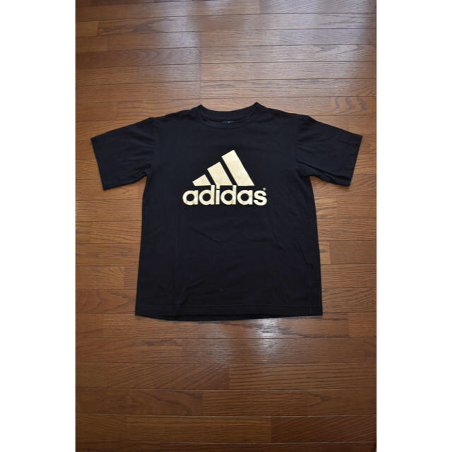 adidas(アディダス)のりり様専用！＊adidas＊ブラック×ゴールド Tシャツ レディースのトップス(Tシャツ(半袖/袖なし))の商品写真