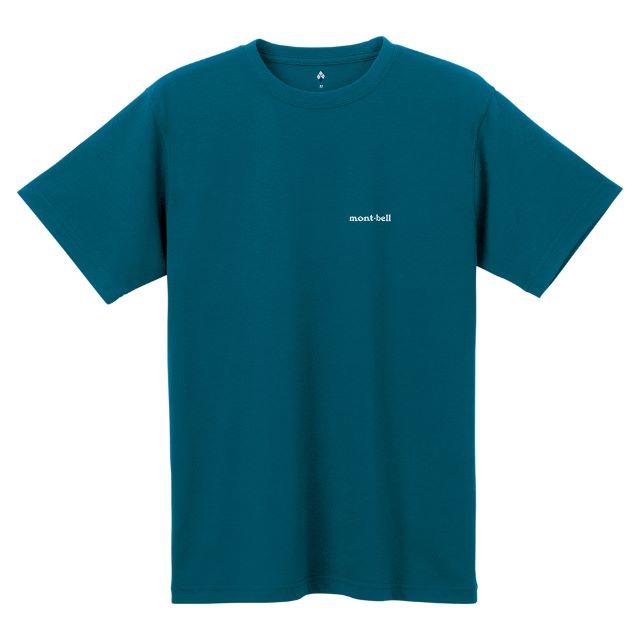 mont bell(モンベル)のモンベル Tシャツ WIC.T ワンポイントロゴ 1114110 DKMA XL メンズのトップス(Tシャツ/カットソー(半袖/袖なし))の商品写真