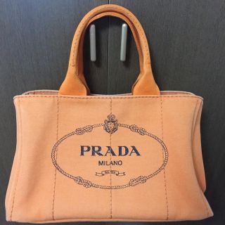 プラダ(PRADA)のプラダ バッグ カナパ オレンジ パパイヤ(ハンドバッグ)