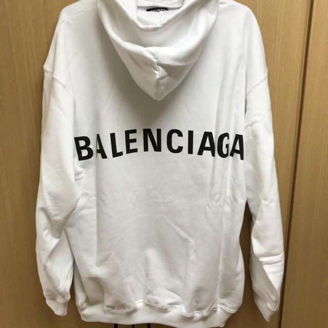 素晴らしい 正規新品 - Balenciaga BALENCIAGA パーカー ロゴ